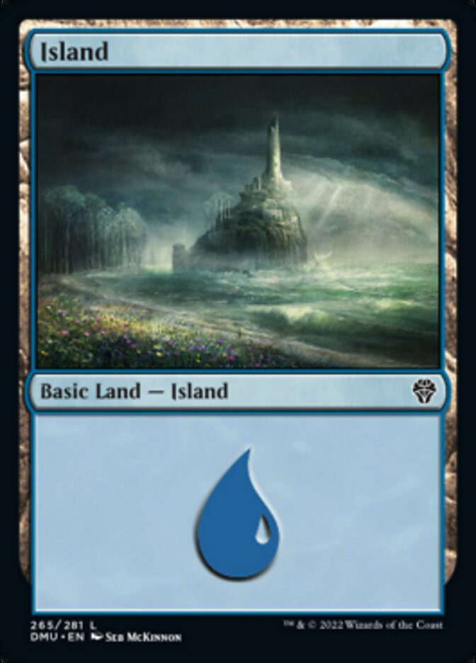 Island (265) [Dominaria United] | Silver Goblin