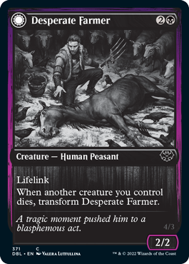 Desperate Farmer // Depraved Harvester [Innistrad: Double Feature] | Silver Goblin