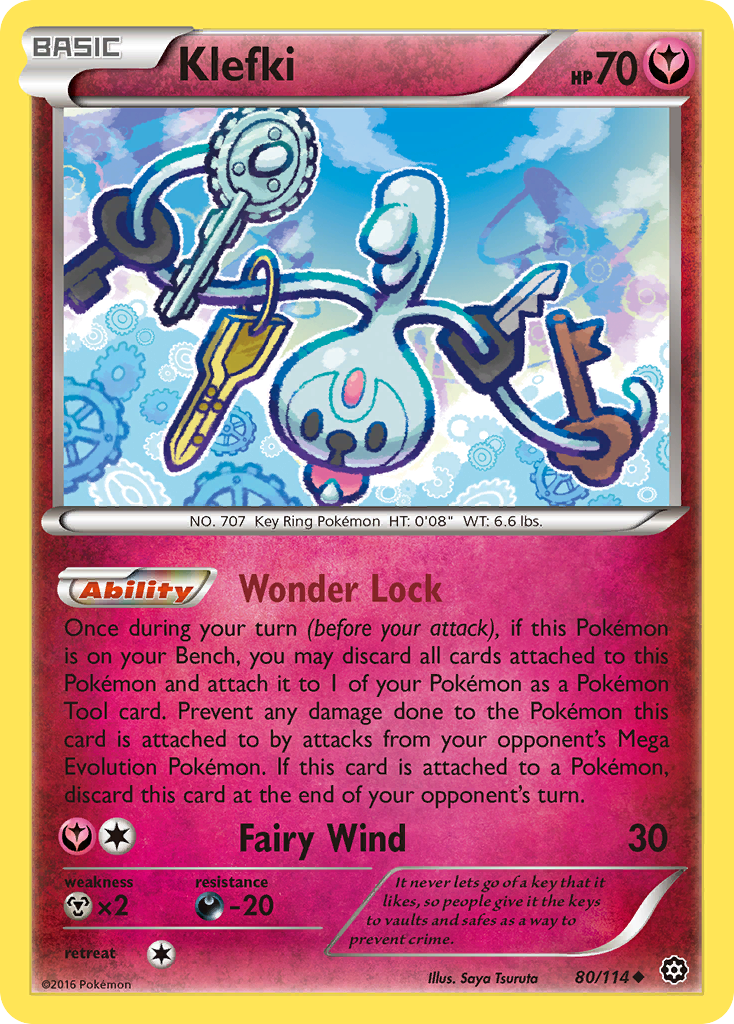 Klefki (80/114) [XY: Steam Siege] | Silver Goblin