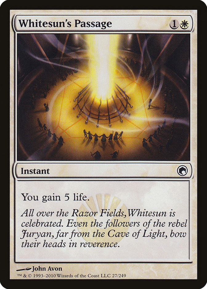 Whitesun's Passage [Scars of Mirrodin] | Silver Goblin