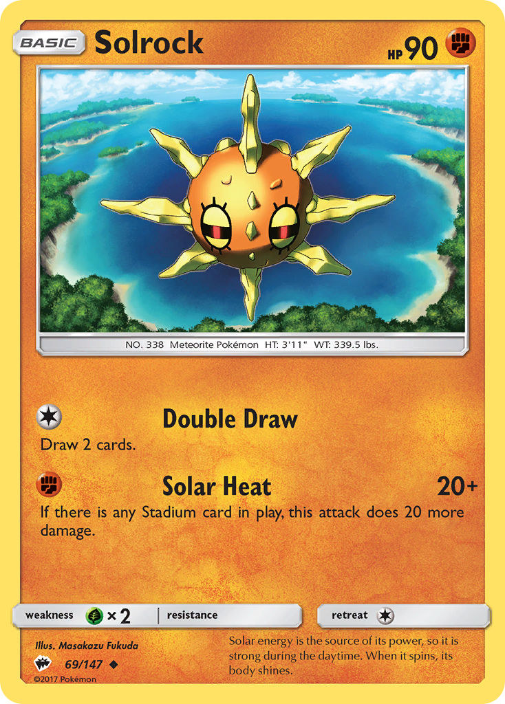 Solrock (69/147) [Sun & Moon: Burning Shadows] | Silver Goblin