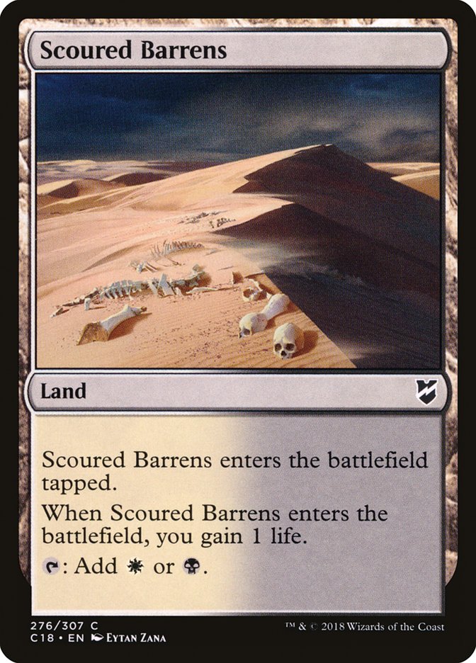 Scoured Barrens [Commander 2018] | Silver Goblin