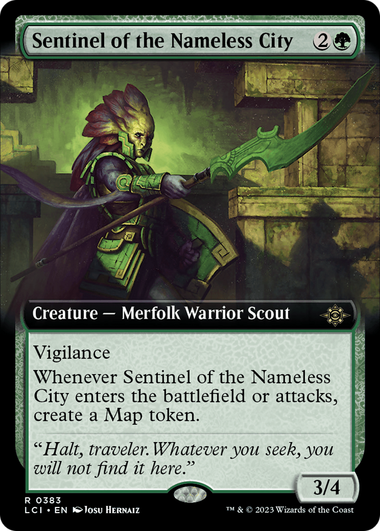 Sentinel of the Nameless City (Extended Art) [The Lost Caverns of Ixalan] | Silver Goblin