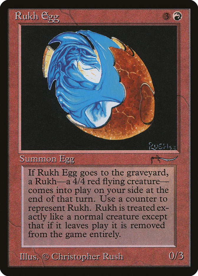 Rukh Egg (Dark Mana Cost) [Arabian Nights] | Silver Goblin