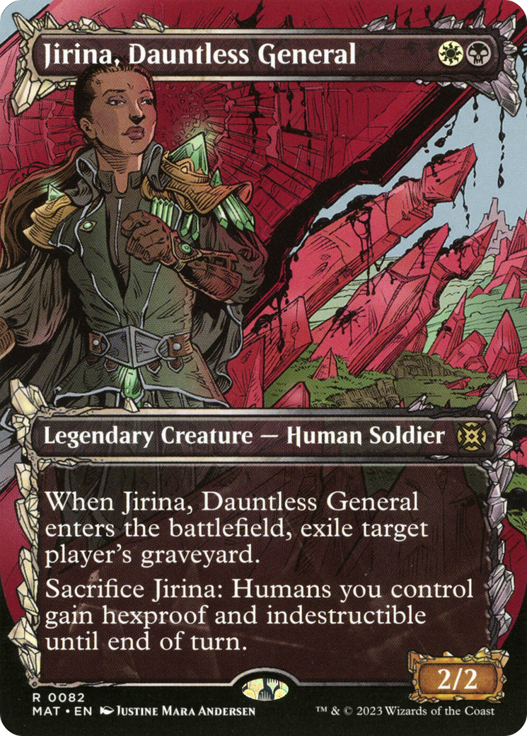Jirina, Dauntless General (Showcase) [March of the Machine: The Aftermath] | Silver Goblin