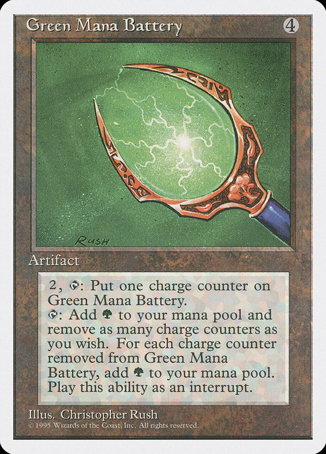 Green Mana Battery [Fourth Edition] | Silver Goblin