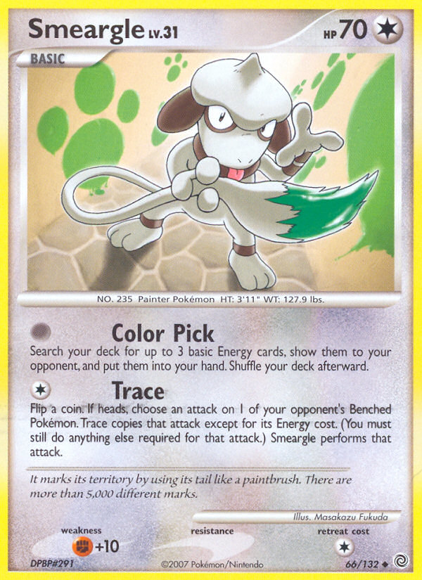 Smeargle (66/132) [Diamond & Pearl: Secret Wonders] | Silver Goblin