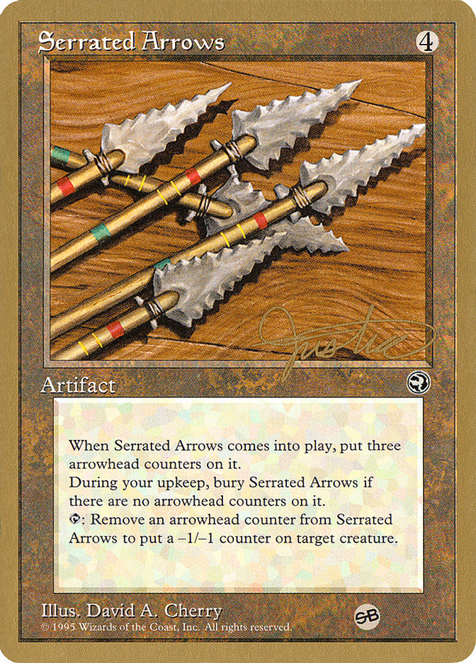 Serrated Arrows (Mark Justice) (SB) [Pro Tour Collector Set] | Silver Goblin