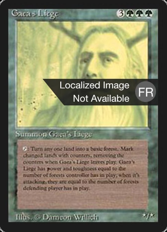 Gaea's Liege [Foreign Black Border] | Silver Goblin