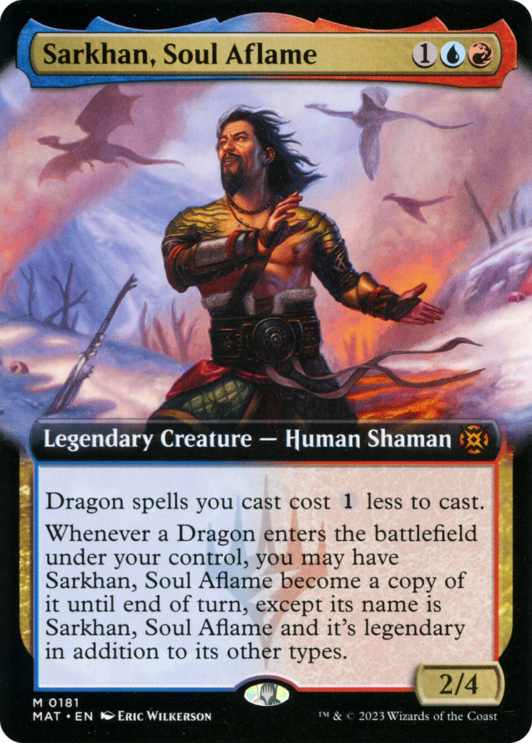 Sarkhan, Soul Aflame (Extended Art) [March of the Machine: The Aftermath] | Silver Goblin