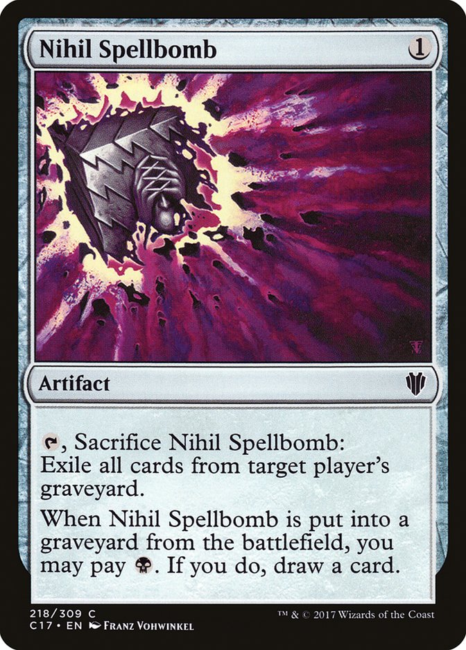 Nihil Spellbomb [Commander 2017] | Silver Goblin