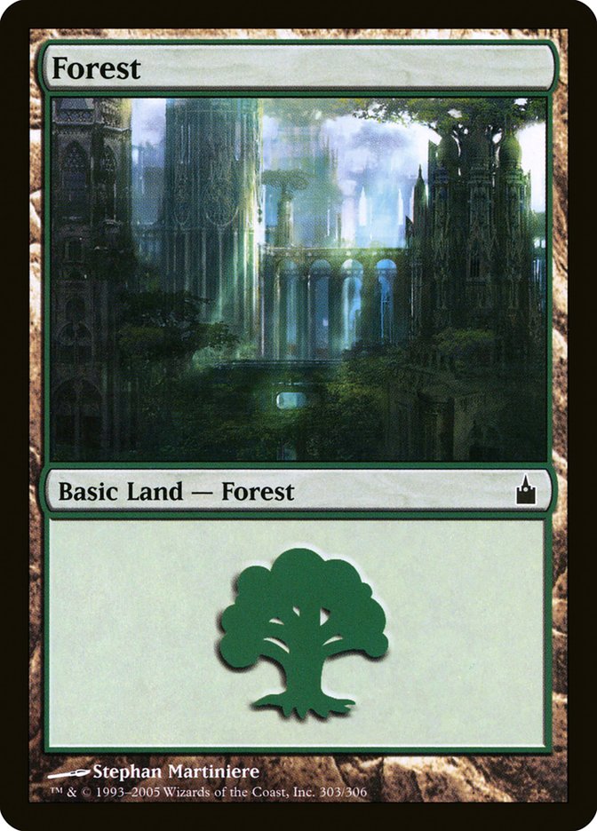 Forest (303) [Ravnica: City of Guilds] | Silver Goblin