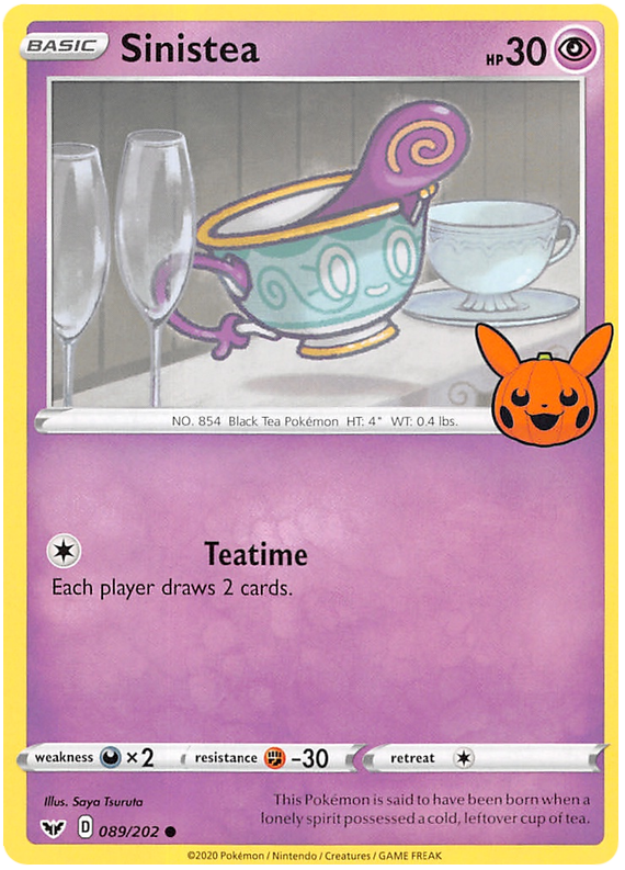 Sinistea (089/202) [Trick or Trade 2023] | Silver Goblin