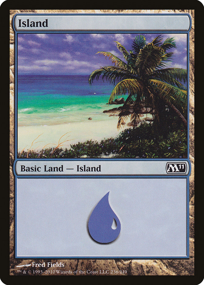 Island (236) [Magic 2011] | Silver Goblin