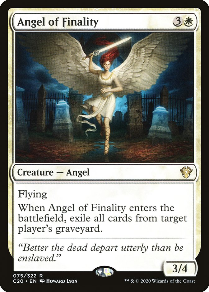 Angel of Finality [Commander 2020] | Silver Goblin