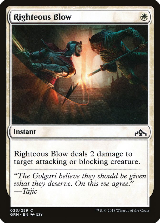 Righteous Blow [Guilds of Ravnica] | Silver Goblin