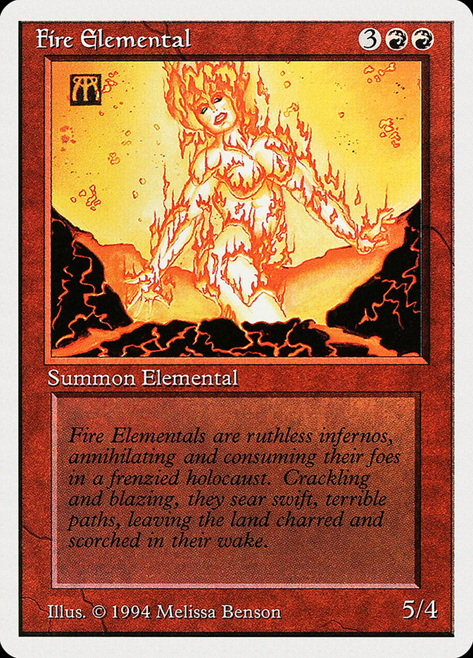 Fire Elemental [Summer Magic / Edgar] | Silver Goblin