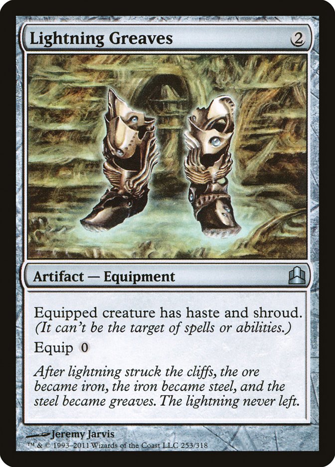 Lightning Greaves [Commander 2011] | Silver Goblin