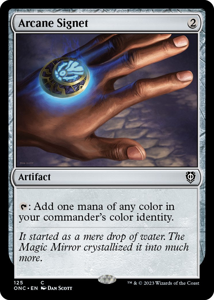 Arcane Signet [Phyrexia: All Will Be One Commander] | Silver Goblin