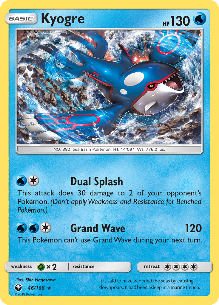 Kyogre (46/168) [Sun & Moon: Celestial Storm] | Silver Goblin