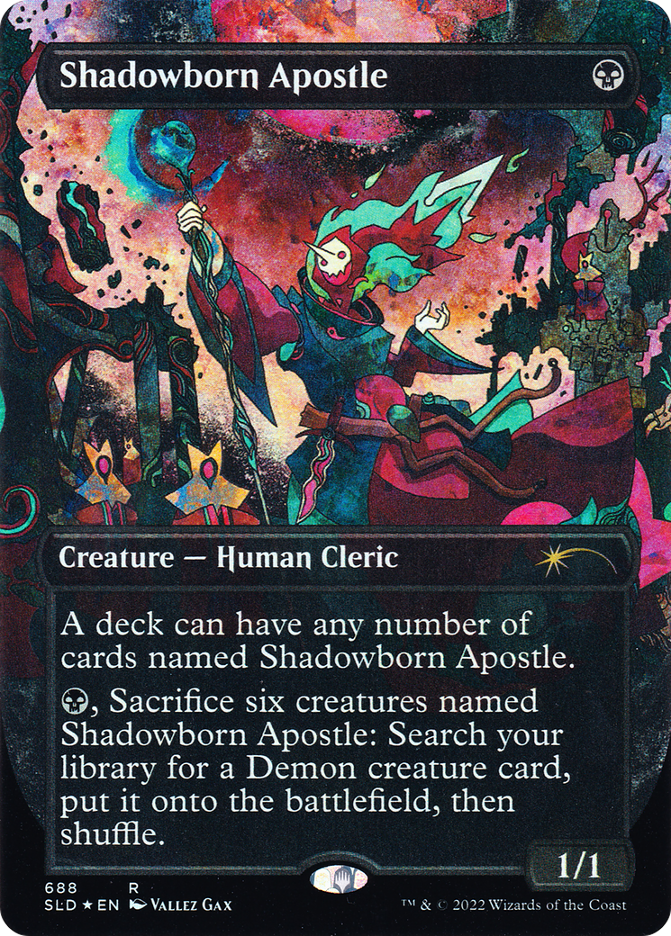 Shadowborn Apostle (688) (Borderless) [Secret Lair Drop Promos] | Silver Goblin