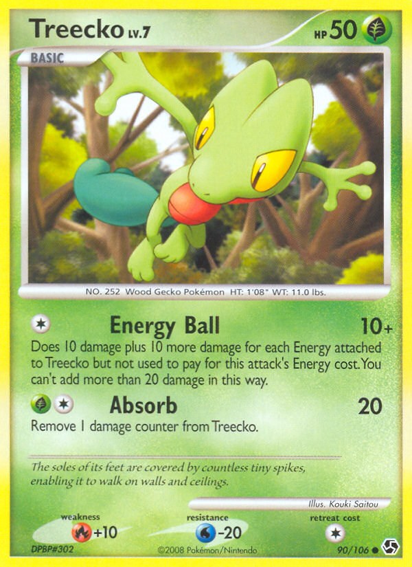 Treecko (90/106) [Diamond & Pearl: Great Encounters] | Silver Goblin