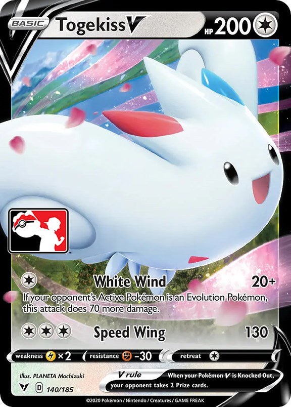 Togekiss V (140/185) [Prize Pack Series One] | Silver Goblin