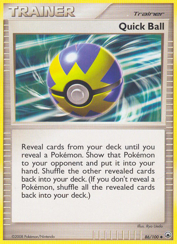 Quick Ball (86/100) [Diamond & Pearl: Majestic Dawn] | Silver Goblin