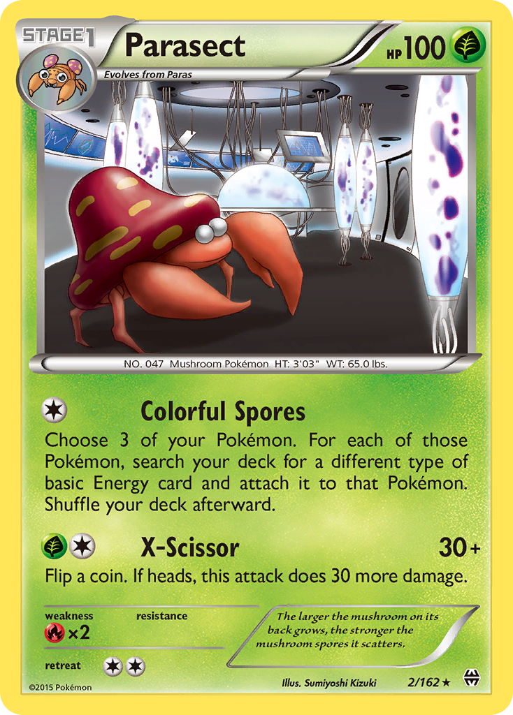 Parasect (2/162) [XY: BREAKthrough] | Silver Goblin