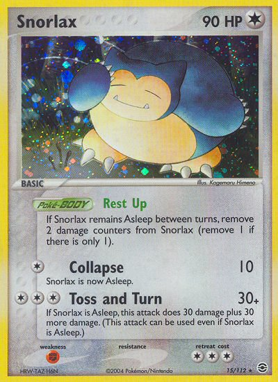 Snorlax (15/112) [EX: FireRed & LeafGreen] | Silver Goblin