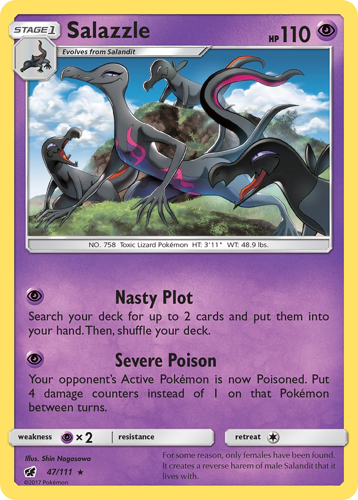 Salazzle (47/111) [Sun & Moon: Crimson Invasion] | Silver Goblin