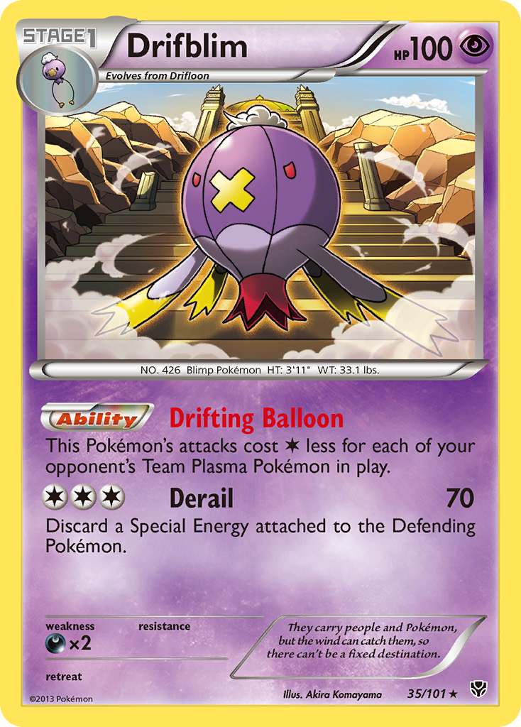 Drifblim (35/101) [Black & White: Plasma Blast] | Silver Goblin