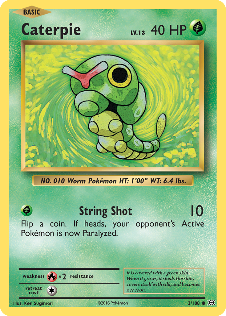 Caterpie (3/108) [XY: Evolutions] | Silver Goblin