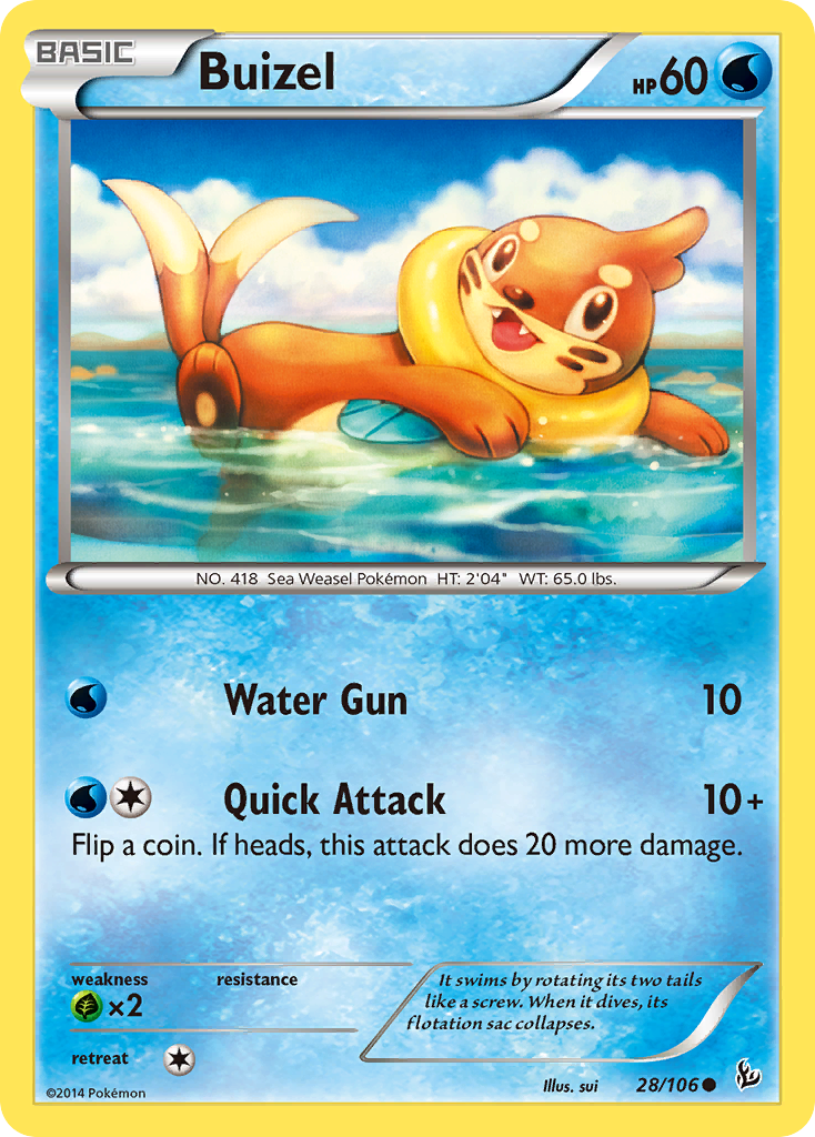 Buizel (28/106) [XY: Flashfire] | Silver Goblin