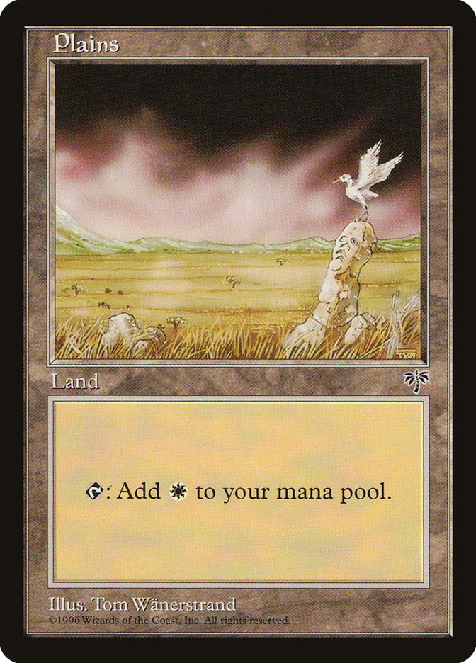 Plains (No Oxen / Signature on Right) [Mirage] | Silver Goblin