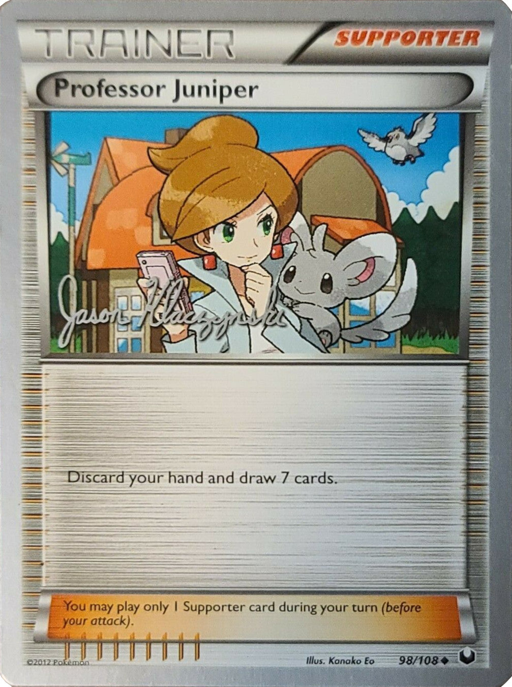 Professor Juniper (98/108) (Darkrai Deck - Jason Klaczynski) [World Championships 2013] | Silver Goblin