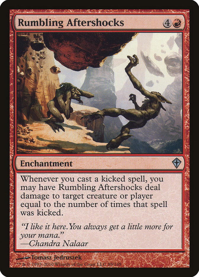 Rumbling Aftershocks [Worldwake] | Silver Goblin