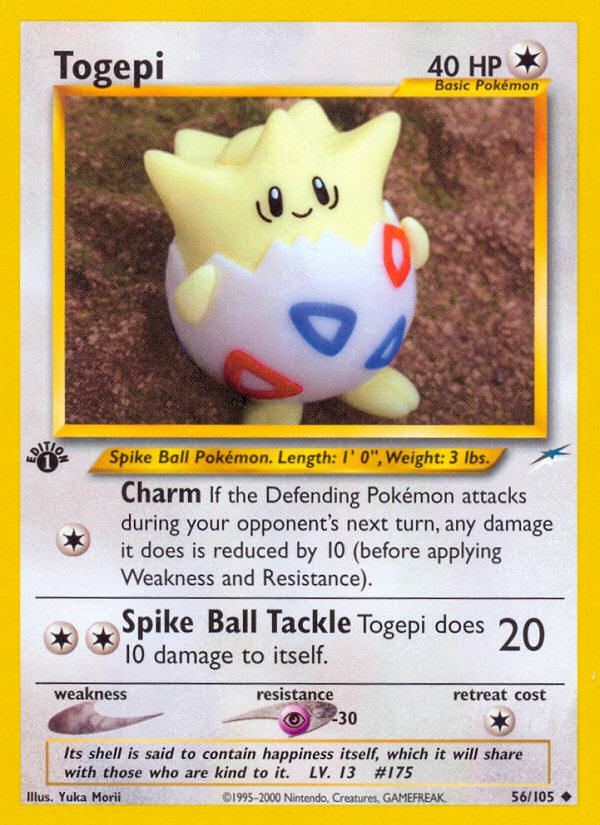 Togepi (56/105) [Neo Destiny 1st Edition] | Silver Goblin