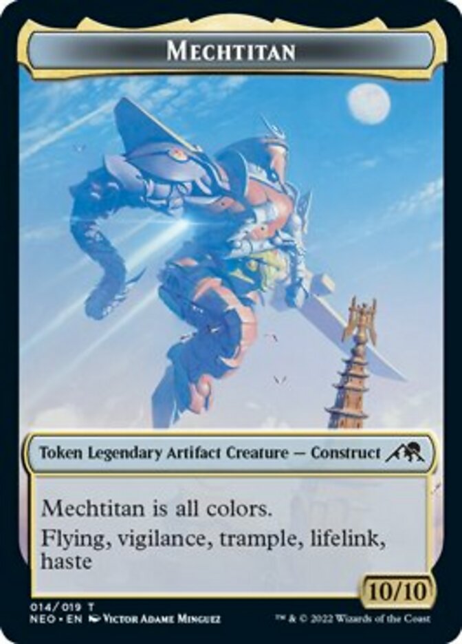 Mechtitan Token [Kamigawa: Neon Dynasty Tokens] | Silver Goblin