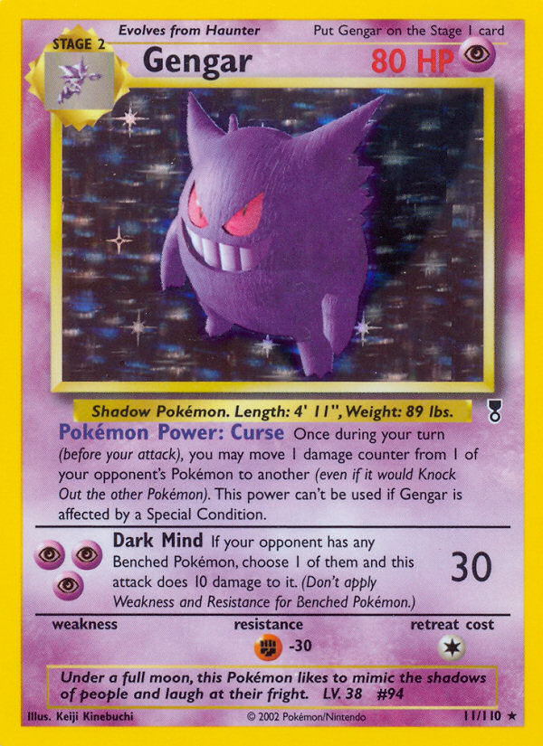 Gengar (11/110) [Legendary Collection] | Silver Goblin