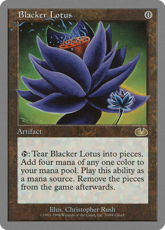 Blacker Lotus [Unglued] | Silver Goblin