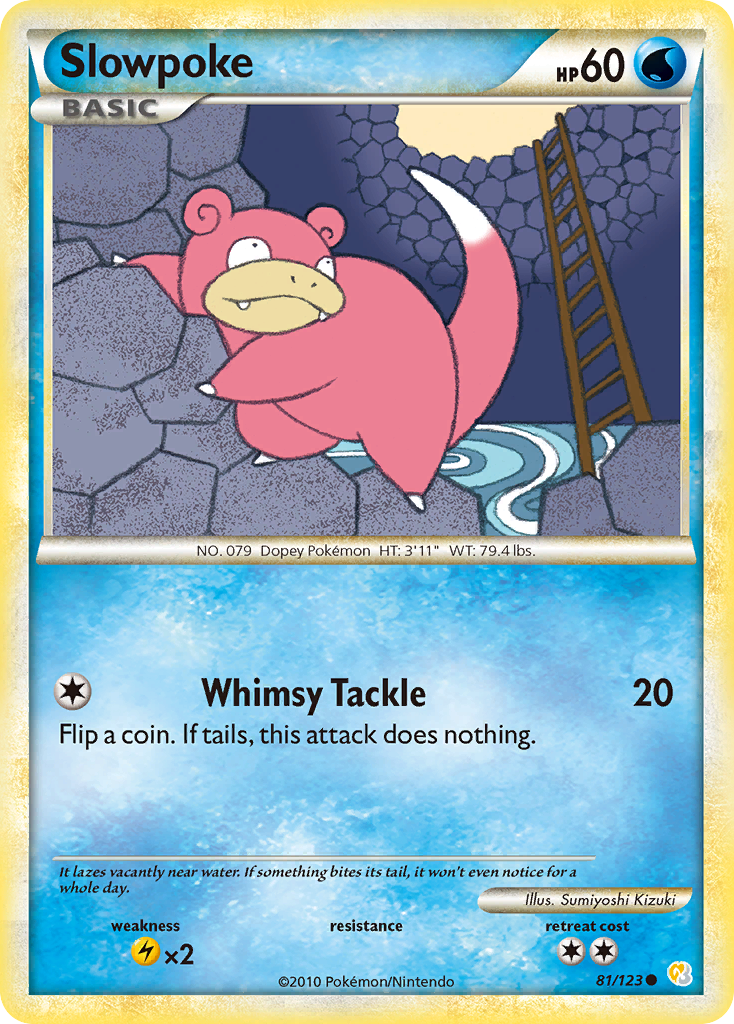 Slowpoke (81/123) [HeartGold & SoulSilver: Base Set] | Silver Goblin