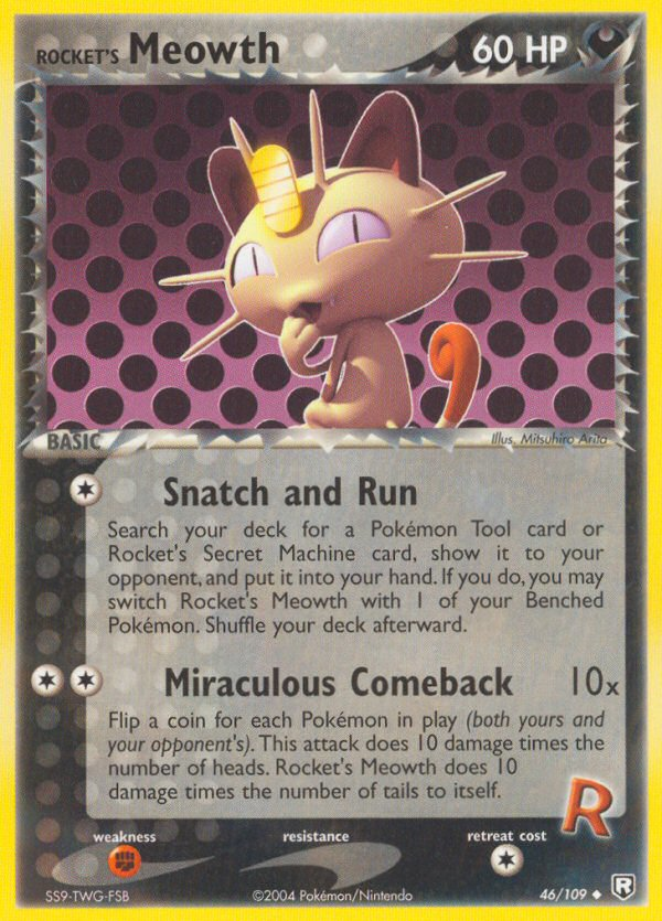 Rocket's Meowth (46/109) [EX: Team Rocket Returns] | Silver Goblin