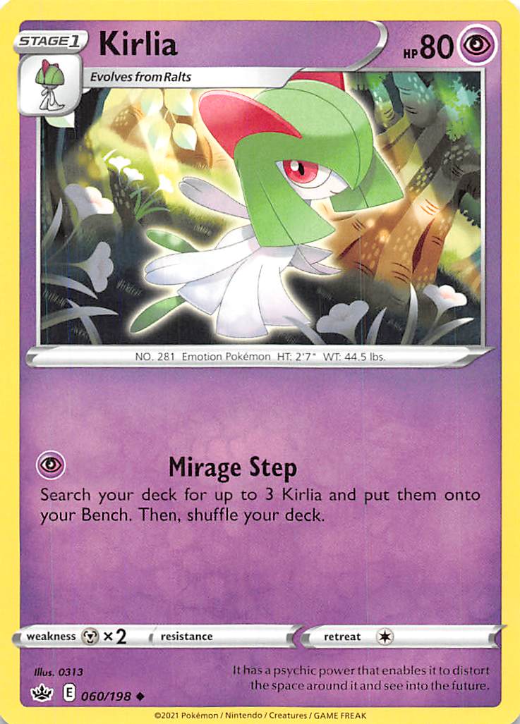 Kirlia (060/198) [Sword & Shield: Chilling Reign] | Silver Goblin