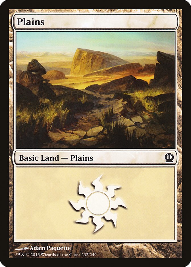 Plains (232) [Theros] | Silver Goblin