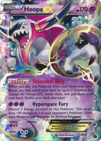 Hoopa EX (36/98) (Jumbo Card) [XY: Ancient Origins] | Silver Goblin