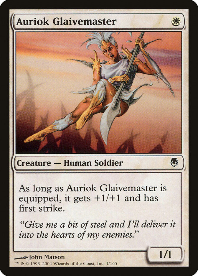 Auriok Glaivemaster [Darksteel] | Silver Goblin