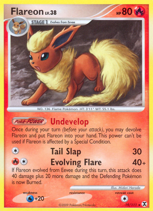 Flareon (19/111) [Platinum: Rising Rivals] | Silver Goblin