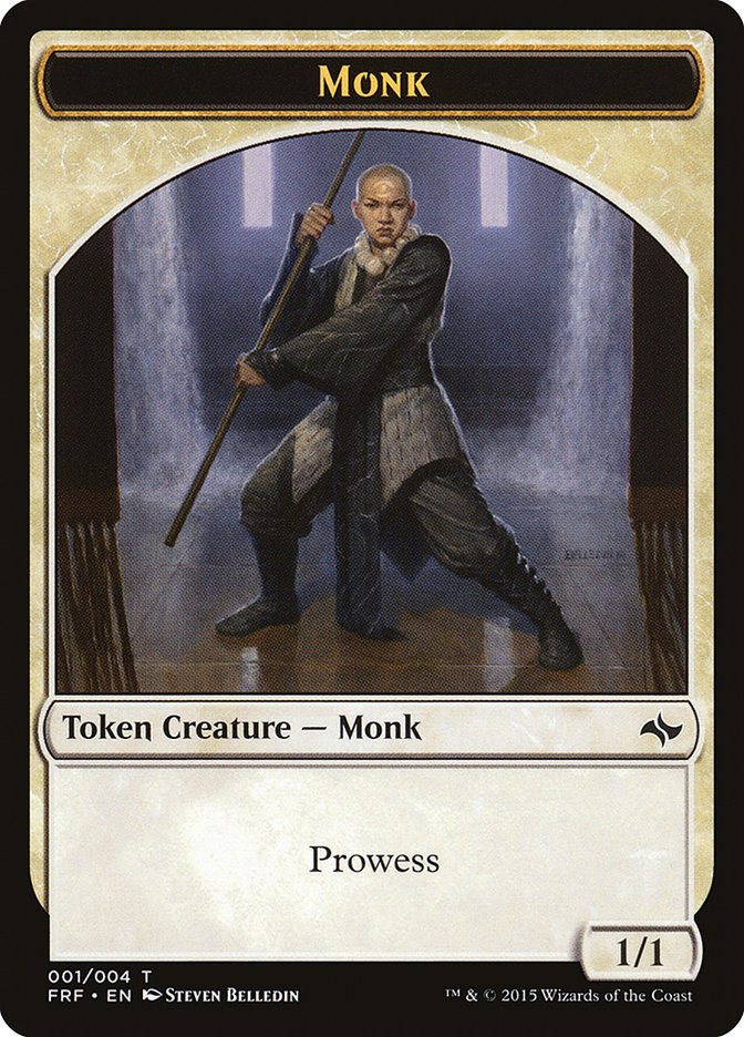Monk Token [Fate Reforged Tokens] | Silver Goblin