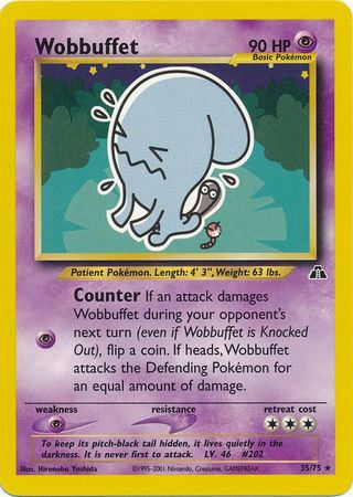 Wobbuffet (35/75) [Neo Discovery Unlimited] | Silver Goblin